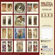 Calendrier Mural 2025 Art Nouveau Mucha