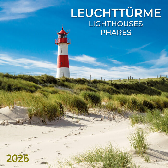 Calendrier Mural 2026 Phare Maritime 