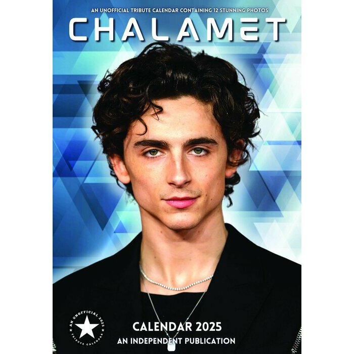 Calendrier 2025 Timothée Chalamet