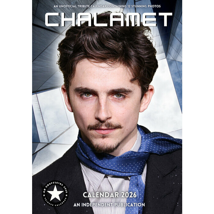 Calendrier 2026 Timothée Chalamet