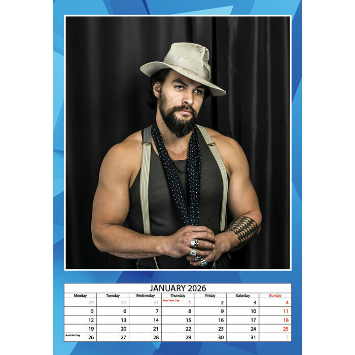 Calendrier 2026 Jason Momoa