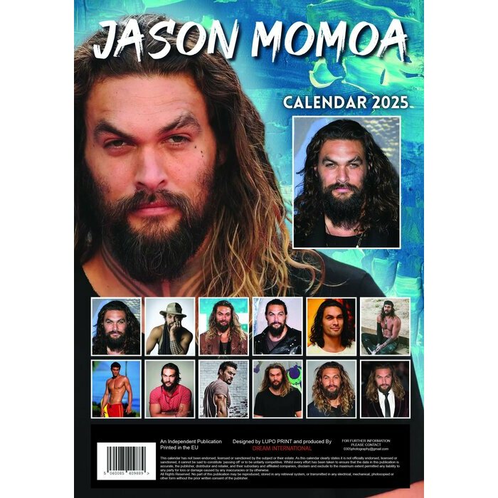 Calendrier Mural 2025 Jason Momoa