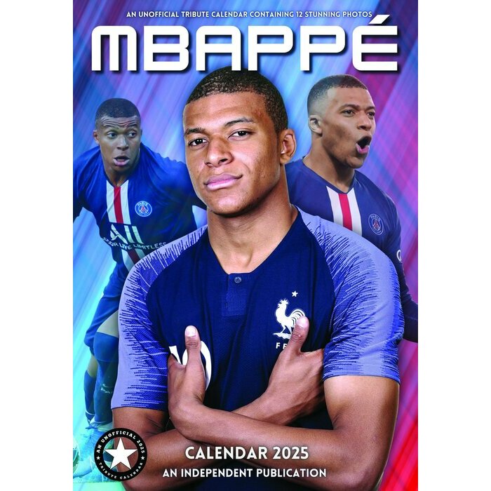 Calendrier 2025 Kylian Mbappé