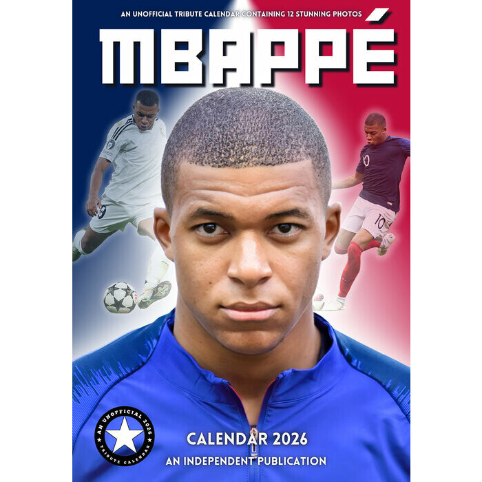 Calendrier 2026 Kylian Mbappé