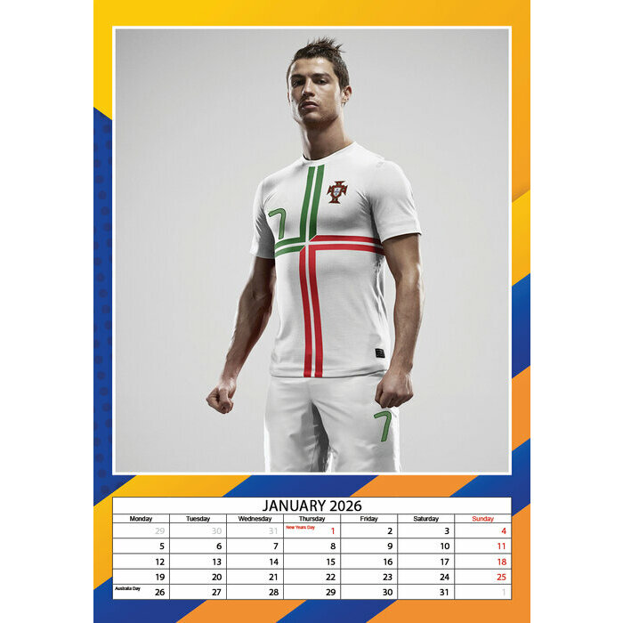 Calendrier 2026 Christiano Ronaldo
