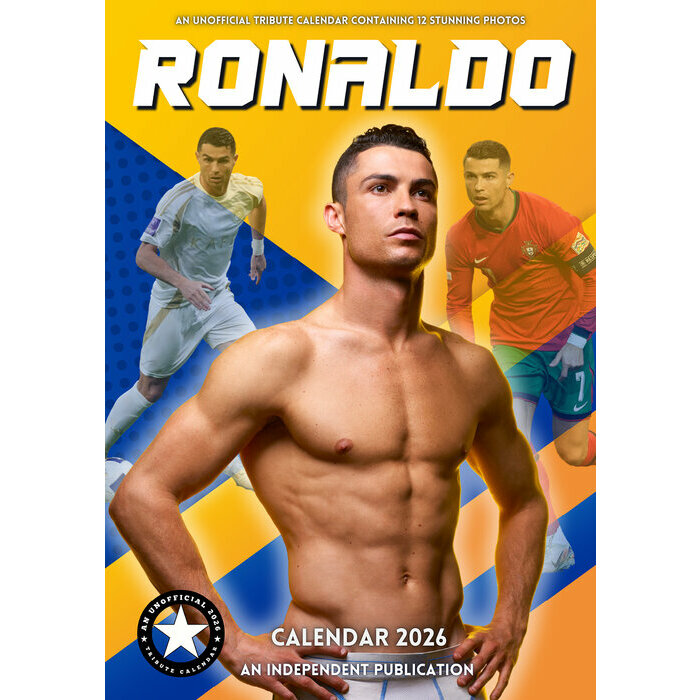 Calendrier 2026 mural Christiano Ronaldo