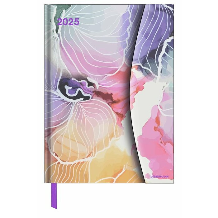 Agenda 2025 Fleurs Aquarelle