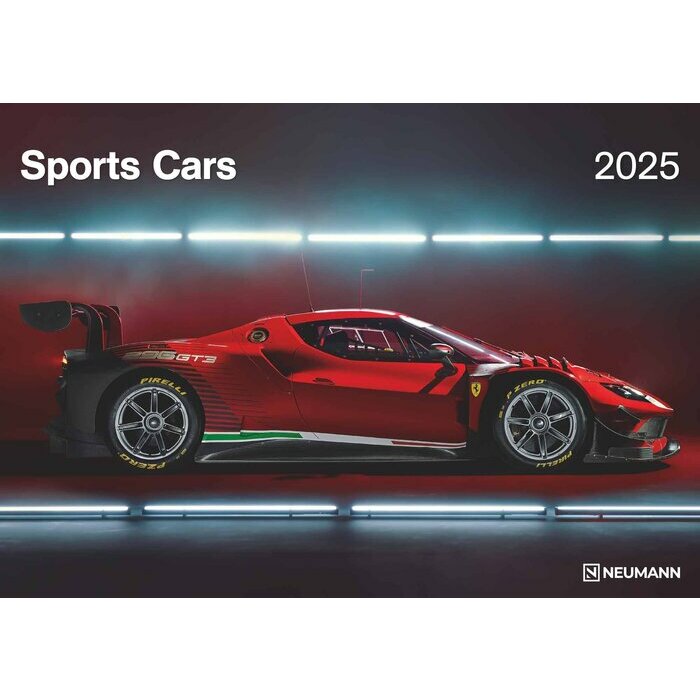 Maxi Calendrier spirale 2025 Voitures Sportives