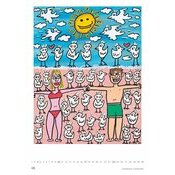 Maxi Calendrier Poster 2025 James Rizzi