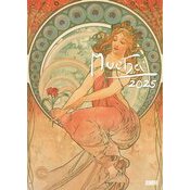 Maxi Calendrier Spirale 2025 Alphonse Mucha