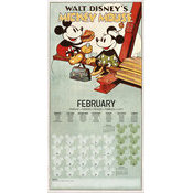 Calendrier 2025 Mickey Mouse Rtro