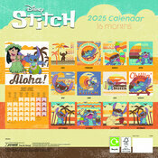 Calendrier 2025 Disney Lilo et Stitch