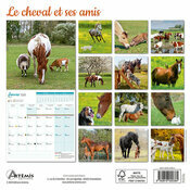 Calendrier Franais 2025 Le Cheval et ses Amis