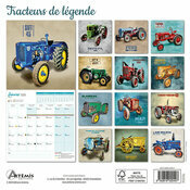 Calendrier 2025 Tracteurs agricole rtro