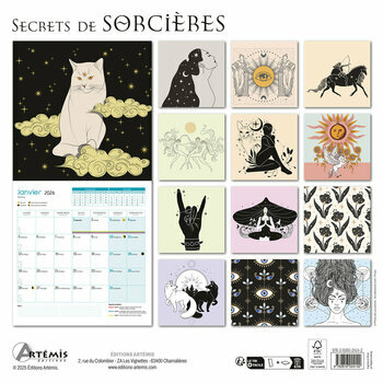 Calendrier 2026 Secrets de Sorcière Calendrier 2026 Secrets de Sorcière