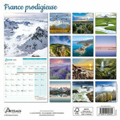 Calendrier Mural 2025 France Prodigieuse