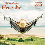 Calendrier Mural 2025 12 Mois de Bien-tre