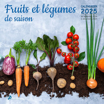 Calendrier 2025 Fruits et Légumes de Saison