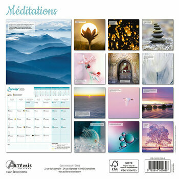 Calendrier 2025 Méditations Zen