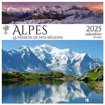 Calendrier 2025 Alpes Montagne