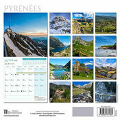 Calendrier Mural 2025 Pyrnes Montagne