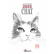 Agenda Franais 2025 Dessins Chat Encre de Chine