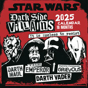 Calendrier Mural 2025 Dark Vador Star Wars Ct Sombre Vilains