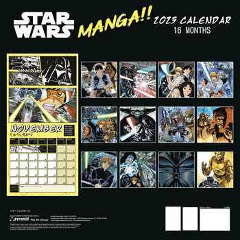 Calendrier 2025 Star Wars Manga