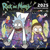 Calendrier Mural 2025 Rick et Morty