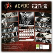 Calendrier Hard Rock 2025 AC DC 