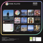 Calendrier 2025 Rock Pink Floyd