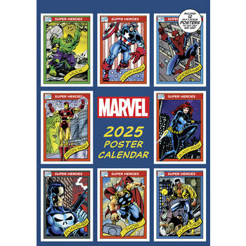 Calendrier A3 2025 Marvel