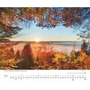 Maxi Calendrier Nature 60x50cm 2025 Paysage en Lumire