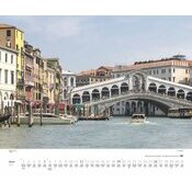 Maxi Calendrier 60x50cm 2025 Venise Pont du Rialto