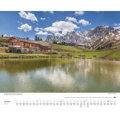 Maxi Calendrier 52x42,5cm 2025 Hautes Montagnes et Lacs