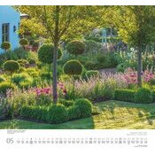 Maxi Calendrier 38x35.5cm 2025 Jardins Anglais