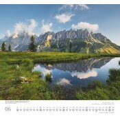 Maxi Calendrier 38x35.5cm 2025 Adorables Montagnes