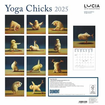 Calendrier 2025 Poussin Yoga - Lucia Heffernan