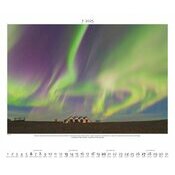 Maxi Calendrier Laponie 60x50cm 2025 Aurores Borales