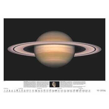 Maxi Calendrier 70x50cm 2025 Astronomie Etoiles 