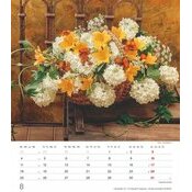 Calendrier Spirale 2025 Bouquets de Fleurs Fleuriste