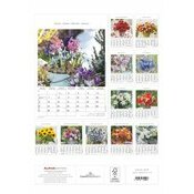 Calendrier Spirale 2025 Fleurs