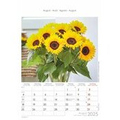 Calendrier Spirale 2025 Fleurs Tournesols