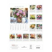 Calendrier Spirale 2025 Roses Bouquets