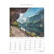 Calendrier Spirale 2025 Montagnes Alpes