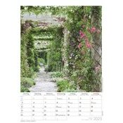 Calendrier A3 Spirale Fleurs 2025 Beaux Jardins