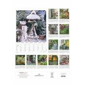 Calendrier Fleurs A3 Spirale 2025 Maisons de Campagne