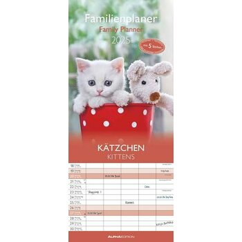 Calendrier Familial 2025 Chatons
