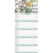 Calendrier Familial 2025 Jardins Fleurs