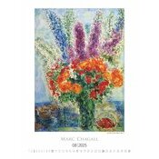 Maxi Calendrier 42x56cm 2025 Marc Chagall